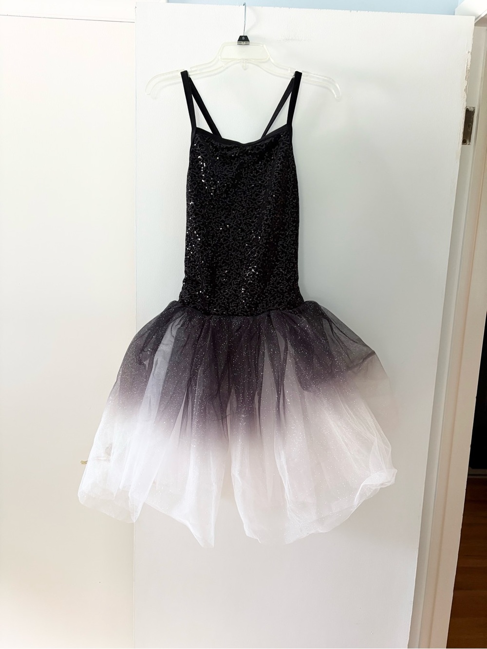 Weissman black white tutu dress ballet dance costume MA adult medium